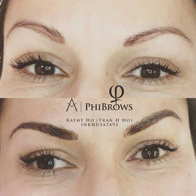 Microblading and shadings Eyebrows and eyelashes by Kathy