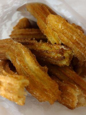 Fresh yummy churros