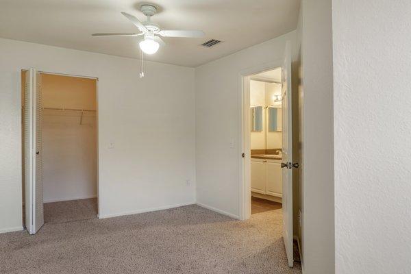 Bedroom with in-suite bathroom