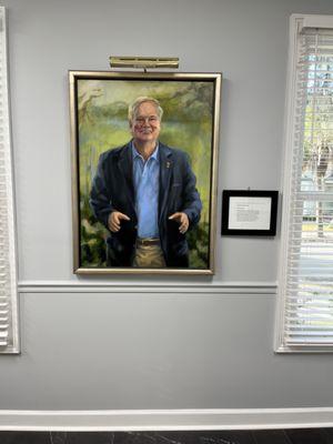 Painting of Pat Conroy, author of The Great Santini, Prince of Tides & so many other incredible books