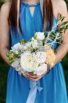 Each bridesmaid had beautiful bouquet designs!!