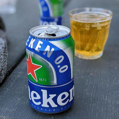 Heineken 0.0 is their non-alcoholic beer