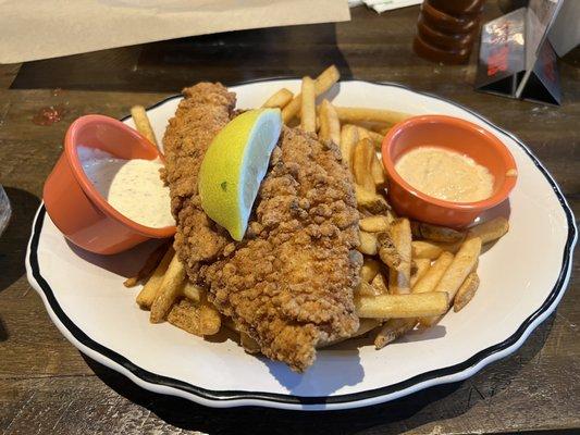 Cajun fried catfish