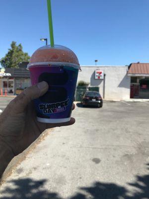 It's 711 today folks free small Slurpee day