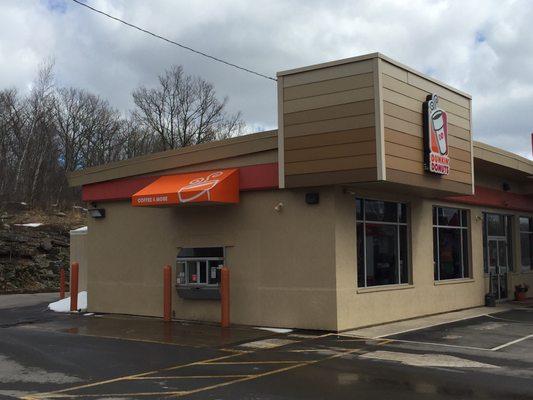 Exterior of Dunkin Drive-Thru