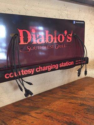 Phone charging station