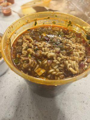 Birria Ramen and 2 Quesabirria