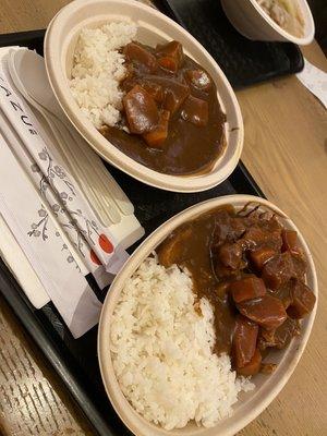 Chicken Curry and Curry Rice Bowls