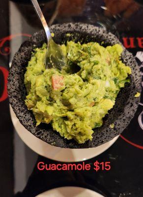 Good Guacamole, but $15?