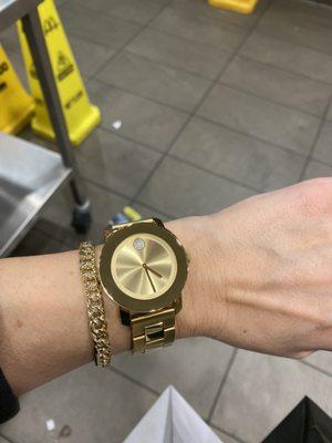 Movado Gold watch