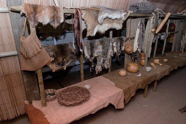 Part of the local tribes (Hatterask, Croatoan, Roanock) exhibit