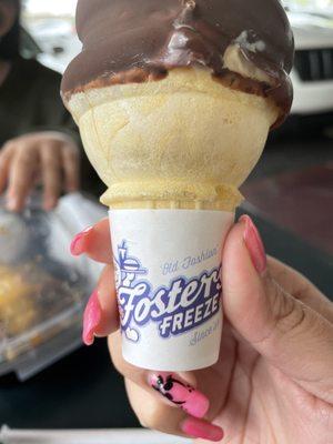 Soft ice cream cone