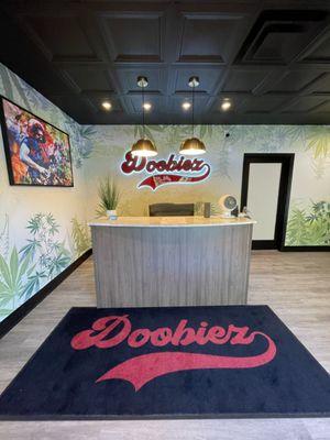 Doobiez Check-In Area.  Welcome to your new favorite Cannabis Dispensary in NJ!