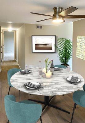 Formal dining rooms