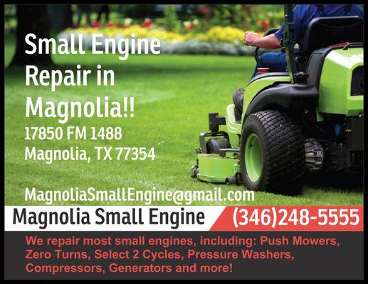 Best mower repair shop in town!