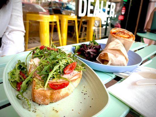 Avocado Toast and Bulgogi Cheese Steak Sandwich