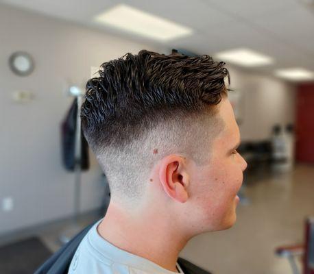 A clean fade by Lynette