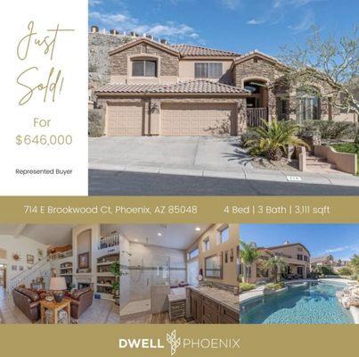 Another homebuyer who won in a multiple offer situation for this beautiful Ahwatukee home thanks to my winning strategy!