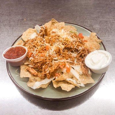 Pulled pork nachos