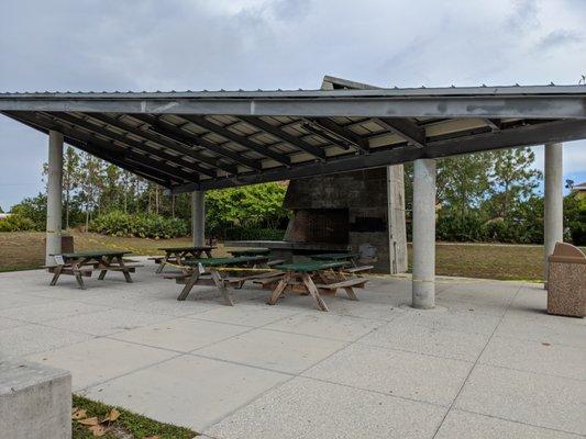 Picnic shelter at Paul Sanborn Park