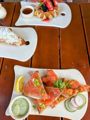 Smoked Salmon Tartine