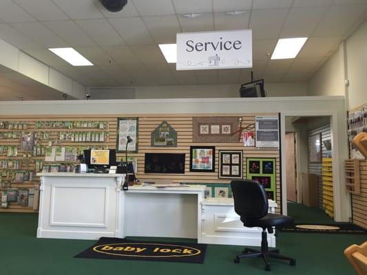 Service counter for machine maintenance