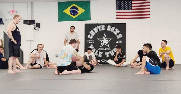 No Gi Jiu Jitsu with Professor Claudio Mattos.