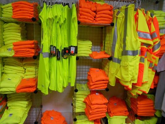 Safety  Green & Safety Orange T- shirts always in stock Youth to adult 6 Xl