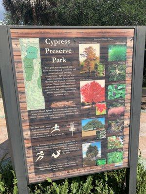 Preserve park information