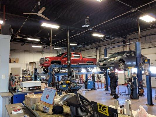 Photo of my truck in the shop.