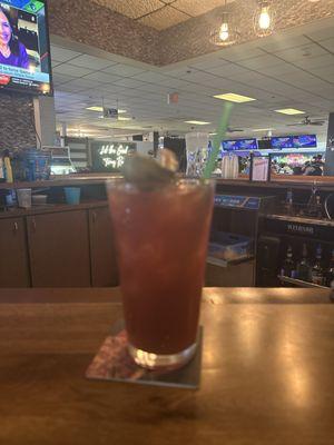 Bloody Mary at the bar