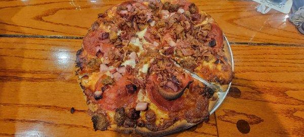 Meat lovers personal pizza