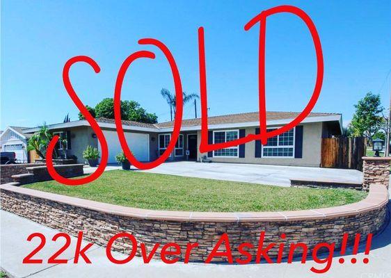 Yorba Linda Home Sold.