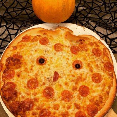 Jack-O Pizza Family size!