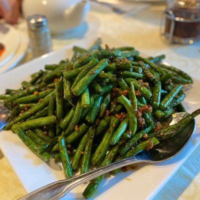 dried string beans with minced pork...