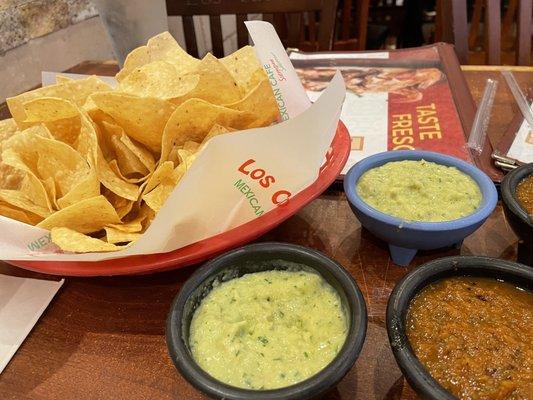 Fresh chips & salsas