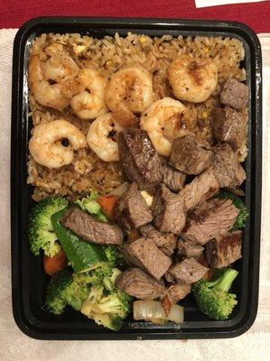 Steak and shrimp