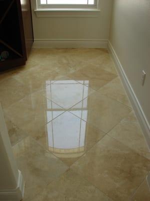 Travertine After Polish