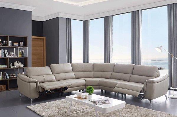 Modern contemporary power sectional sofa