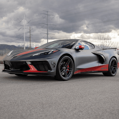 2020 Chevrolet Corvette in Matte Dark Grey by 3M