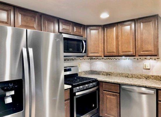 Legacy Apartments Now Feature Smudge-Proof Stainless Steel Appliances and Granite Countertops!