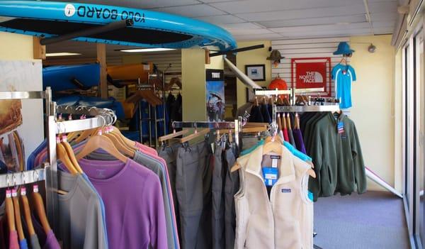 Mens and Womens Clothing, Kayaks, Stand  Up Boards, Running and Hiking Gear, Shoes, Hats