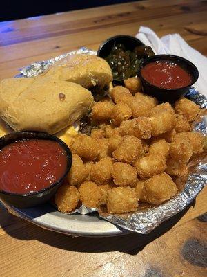 Carolina Burger with Tots