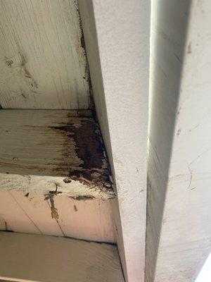 They did not replace rotten rafter