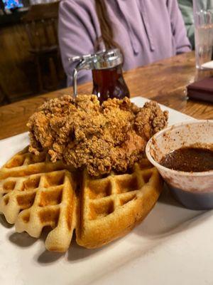 Chicken and waffles