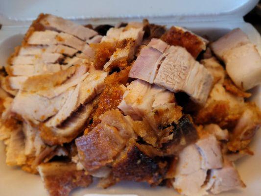 Hubby picked up these today Roast Pork & Char Siu @Fong's Meat Market 4 our Lunch today & tomorrow. A lil over a lb. Ea. Omgee! Haha!