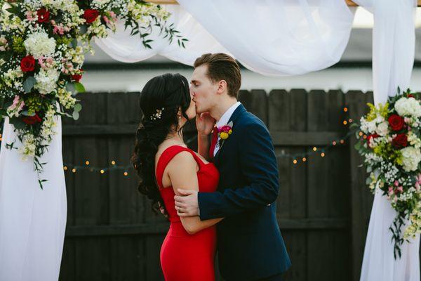 Hollywood Backyard Wedding