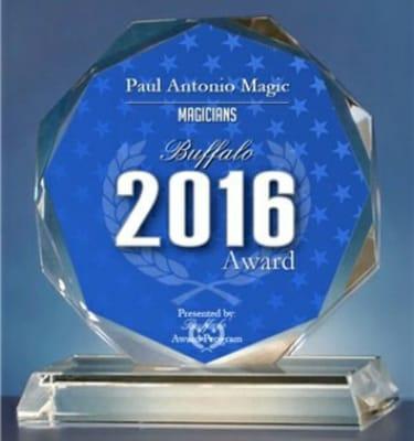 Awarded Best of Buffalo magicians 2016