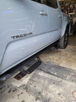 2022 Tacoma Side Step Bars sold and installed @gmxmotorsports