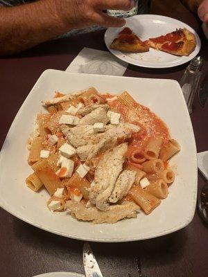 Vodka Pasta with chicken